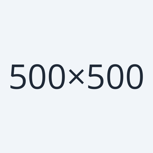 FPO placeholder image 500×500 light gray with custom font size